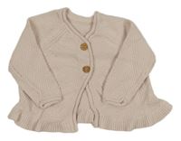 Světlerůžový propínací svetr Mothercare