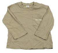 Béžové triko s kapsou H&M