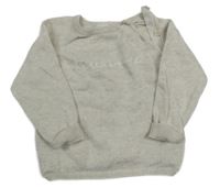 Světlebéžový lehký svetr s nápisem Mamas&Papas