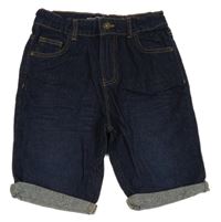 Tmavomodré riflové kraťasy Primark