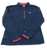 Tmavomodrá fleecová funkční mikina s logem Trespass