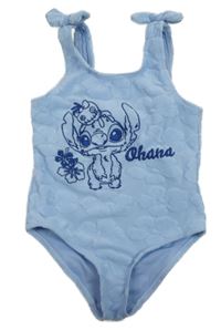 Světlemodré vzorované jednodílné plavky se Stitchem Primark
