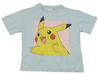 Světlemodré tričko s Pikachu Zara