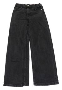 Černé wide leg rifle H&M