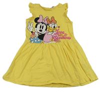 Žluté šaty s Minnie a Daisy H&M