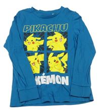 Modré triko s Pikachuem C&A