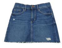 Tmavomodrá riflová sukně H&M