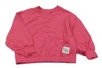 Fuchsiová oversize mikina 