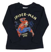 Tmavomodré triko se Spidermanem Marvel