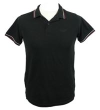 Pánské černé polo tričko Firetrap 