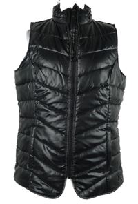 Dámská černá šusťáková zateplená vesta Laura Torelli 