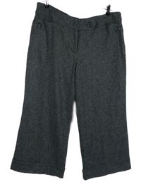 Dámské tmavošedé culottes kalhoty M&Co