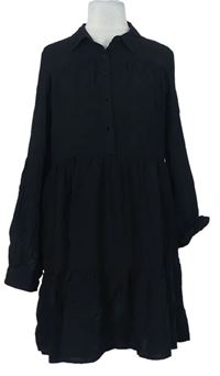 Dámské černé košilové šaty Amisu 