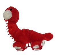 Hračka- Červený plyšový dinosaur