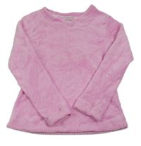 Růžová chlupatá mikina Primark
