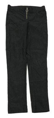 Tmavošedé tregíny se zipem Pepperts