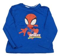 Modré triko se Spidermanem Marvel