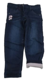 Tmavomodré podšité rifle s hvězdami Impidimpi