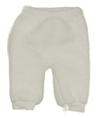 Bílé huňaté kalhoty Ergee