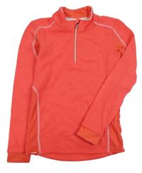 Růžová sportovní funkční mikina Decathlon