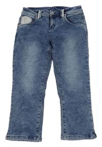 Modré crop rifle Fit 2