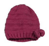 Růžová čepice s mašlí Topolino