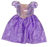 Kostým - Fialové saténové šaty - Locika Disney