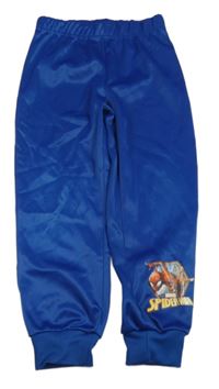 Modré sportovní tepláky se Spidermanem 