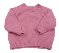Růžový melírovaný svetr Primark