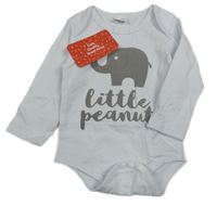 Nové - Bílé body se slonem