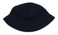 Tmavomodrý plátěný klobouk M&Co.