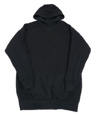 Černá mikina s kapucí 