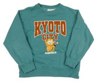 Mátová mikina s Garfieldem Zara