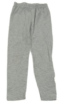 Šedé melírované legíny s krajkou Topolino