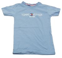 Světlemodré tričko s logem Tommy Hilfiger