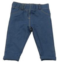 Tmavomodré riflové legíny Kiabi