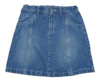 Modrá riflová sukně Tu