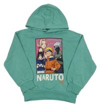 Mátová oversize mikina Naruto s kapucí H&M
