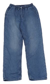 Modré teplákové rifle H&M