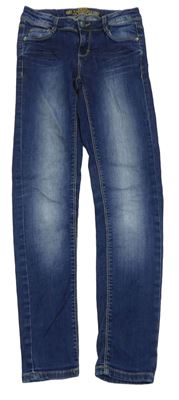 Tmavomodré skinny fit rifle LEMMI