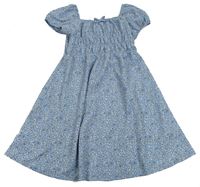 Modré květované vzorované šaty PRIMARK