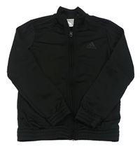 Černá propínací sportovní mikina Adidas