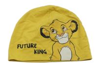 Žlutá čepice se Simbou Disney