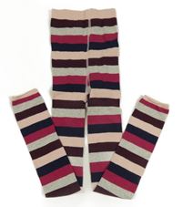 Pruhované punčocháče bez šlapiček TCM