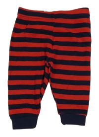 Červeno-tmavomodré pruhované tepláky early days