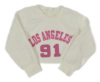 Smetanové vzorované bolérko s číslem a nápisem SHEIN