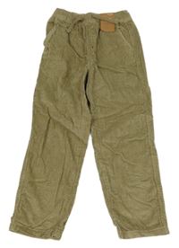 Nové - hnědobéžové chino manšestráky St. Bernard