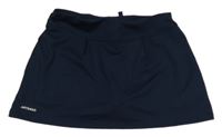 Tmavomodrá funkční tenisová sukně se všitými kraťasy ARTENGO