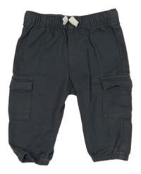 Tmavošedé cargo cuff rifle M&S
