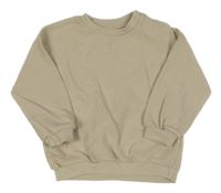 Béžová žebrovaná oversize mikina F&F